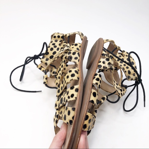 Loeffler Randall Skye Gladiator Haircalf Sandals - Picture 8 of 8